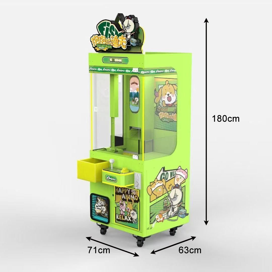 Fishing Claw Machine Size Fishing Claw Machine Size